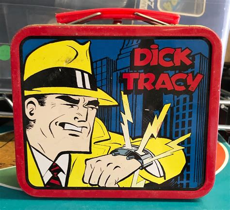 dick tracy metal lunch box|Dick Tracy Lunch Box for sale .